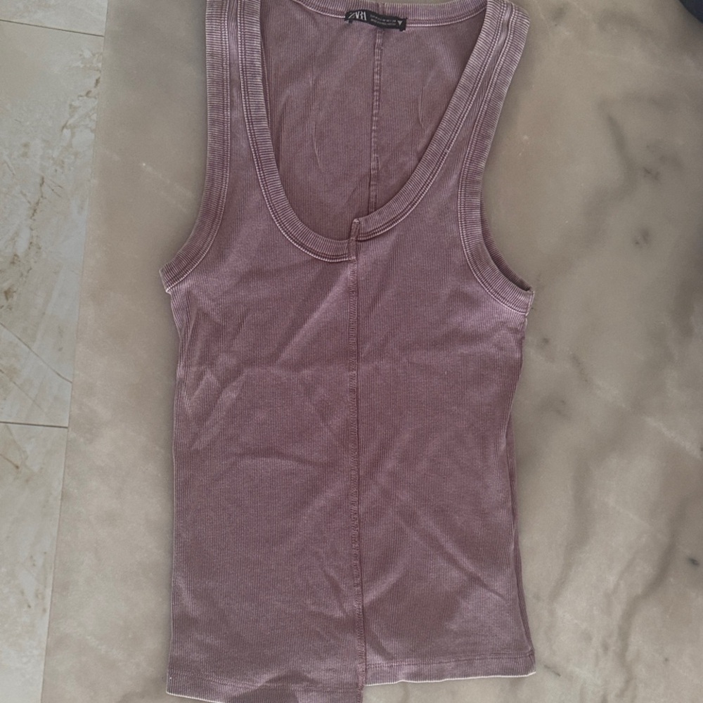 Zara Dusty Pink Tank Top